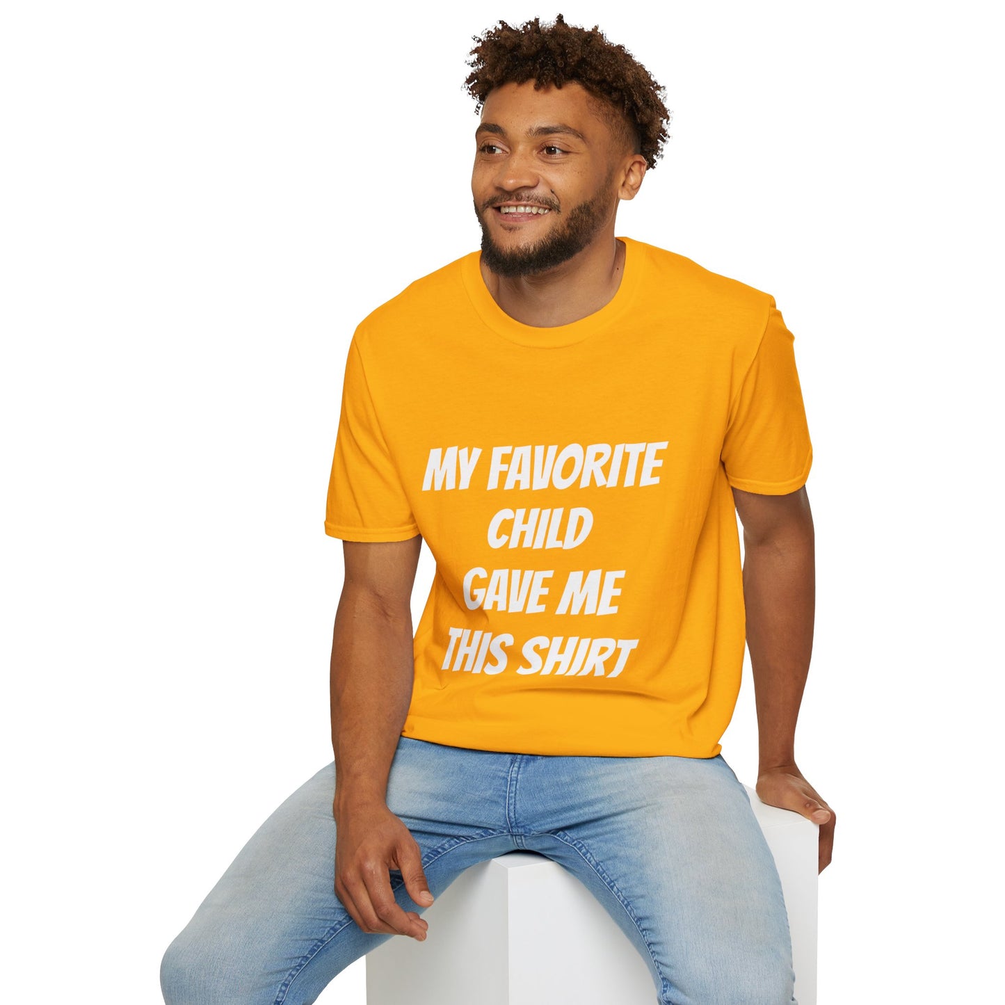 Favorite Child T Shirt Great Gift for Dad for Fathers Days, or any day.