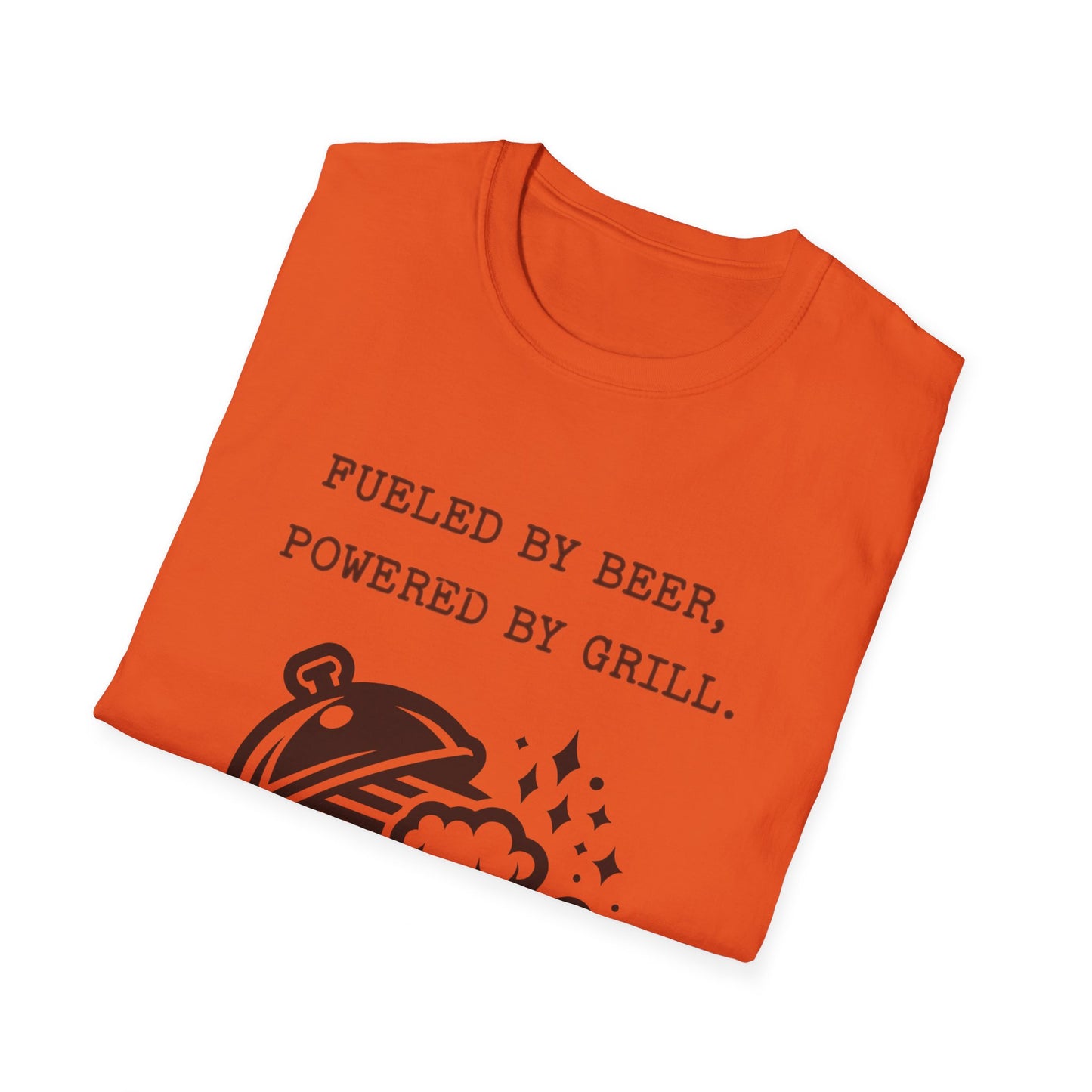 Beer n Grill Black Letter T Shirt Great Gift for Dad, Husband, and Men for Fathers day or any day.